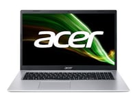 Acer Aspire 3 A317-53 - Intel Core i7 - 1165G7 / jusqu'à 4.7 GHz - Win 11 Home - Carte graphique Intel Iris Xe - 16 Go RAM - 512 Go SSD - 17.3" IPS 1920 x 1080 (Full HD) - Wi-Fi 6 - Argent pur - clavier : Français