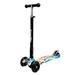 SILOLA Children Graffiti Scooter Gift for Kids Fun Exercise Skateboard Toys Scooter Children Kick Scooter Stunt Scooter