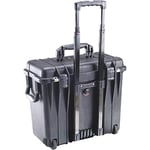 PELI 1440 valise de protection avec design unique de chargement par le haut, étanche à l'eau et à la poussière IP67, capacité de 34L, fabriquée aux États-Unis, avec mousse personnalisable, noire