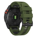 Garmin Fenix 7X Pro etc. To farger Klokkebånd - Army Green og Black