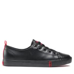 Tygskor Big Star Shoes GG274007 Black/Red