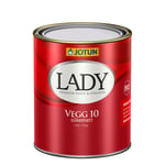 Jotun lady vegg 10 hvit base 0,68l