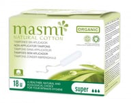 Masmi_Tampons Super 18Pcs Organic Cotton Tampons