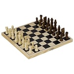 Toys Pure HS040 Chess Game in Plywood Cassette, Natural