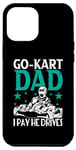 Coque pour iPhone 15 Pro Max Fête des Pères Karting Racer Go Kart Racing Dad
