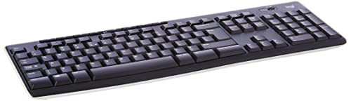 Logitech K270 Wireless Keyboard for Windows, QWERTY US International Layout - Black