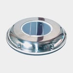 Solcellsventilator, med rostfri stålkåpa, Ø220 mm