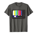 No Signal 70s 80s Television Screen Retro Vintage Funny TV T-Shirt