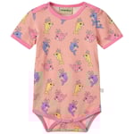 Småfolk Baby Dolphins Kortärmad Baby Body Blossom | Rosa | 74 cm