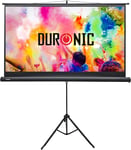 Duronic Tripod Projector Screen TPS75 Black 16:9 Ratio 75” Display Projection Me