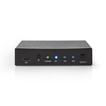 Nedis HDMI ™ Kytkin | 3-Porttinen port(s) | 1x USB-C™ / 2x HDMI™ tuloliitäntä | 1x HDMI™ lähtö | 4K@60Hz | 18.0 Gbps | Metalli | Antrasiitti