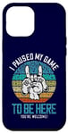 Coque pour iPhone 14 Plus Inscription « Born To Game Forced To Go To School »