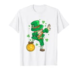 St Patricks Day Dabbing Leprechaun Boys Kids Men Dab Funny T-Shirt