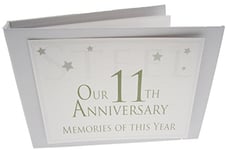 WHITE COTTON CARDS Range, Steel On Our 11th Anniversary Memories of This Year, Tiny Value Album, (Code TVAW11)