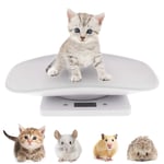 Haokaini Pet Scale Baby Scale Multi-Function 10KG Capacity Digital Newborn Animal Scale LCD Display Pet Dog Cat Weighting Scale with Comfortable Curving Platform