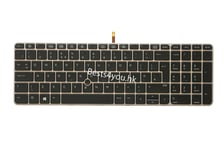 New Backlit Keyboard for HP EliteBook 850 G3 / G4 755 G3 / G4 - UK 836623-031