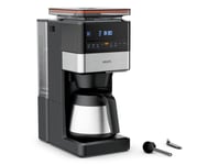 Krups Grind Aroma Xl Kt8428, Droppande Kaffebryggare, Kaffebönor, Inbyggd Kvarn, 1000 W, Svart, Rostfritt Stål