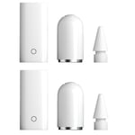 Lämplig för Apple Pencil 1/2 generation 6-i-1 magnetisk pennhatt penntippssatser lätt