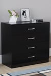 Vida Designs Riano 4 Drawer Chest of Drawers Storage Bedroom Furniture