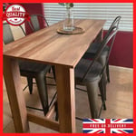Rustic Breakfast Bar Table Dining Room Kitchen Island Prep Table Counter Height