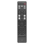 RC‑1162 Universal TV-fjärrkontroll med stora knappar, ersättningsfjärrkontroll, kompakt ABS svart