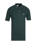 Lacoste Mens Green MC Homme Polo Shirt Cotton - Size Small