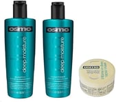 Osmo Deep Moisture Shampoo 1000Ml, Conditioner 1000Ml and Deep Repair Mask 100Ml
