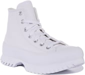 Converse A03705C CT All Star Lugged 2.0 Hi Top Shoes White Womens UK 3 - 8
