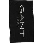 Gant Home Est. 1949 Strandhåndkle 100x180 cm, Black Sort Organisk bomull