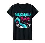 Mermaid Magic Mermaids Tail s Beach Birthday Party T-Shirt