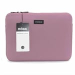 Laptop cover Nilox Sleeve Multifarvet Pink 14"