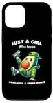 iPhone 14 Pro Just a Girl Who Loves Avocado and Funny Dancer Break Dance Case