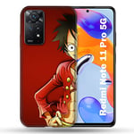 Coque pour Xiaomi Redmi Note 11 Pro / 11 Pro 5G Manga One Piece Luffy