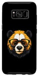Coque pour Galaxy S8 Tête de panda cool | Portrait hipster amusant