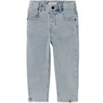 Lil’ Atelier Ben tapered jeans – light blue denim - 122