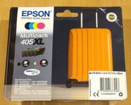 GENUINE EPSON 405XL Multipack ORIGINAL 'Suitcase' inks C13T05H64010 dated 2026