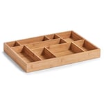 Zeller Organiseur de tiroir, en Bois, Naturel, 44,5 x 32 x 5 cm