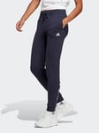 adidas Sportswear Womens Linear Joggers - Navy, Navy, Size L, Women