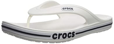 Crocs Femme Bayaband Flip-flop-sandals, White Navy, 37/38 EU