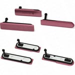 Replacement Port Seal Covers Dust Plug USB SIM For Sony Xperia Z1 Compact Pink