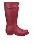 Hunter Original Kids Wellington Boots, Red, Size 9 Younger