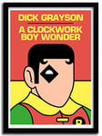 K.Olin Tribu - Affiche Clockwork Boy Wonder par B. Billy, Papier, Blanc, 20 x 30 x 0.1 cm
