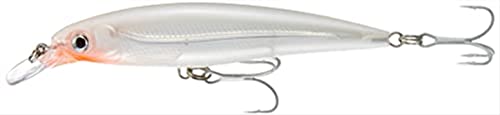 Rapala X-Rap Saltwater Lure with Two No. 3 Hooks, 1.2-1.8 m Swimming Depth, 10 cm Size, Glass Ghost