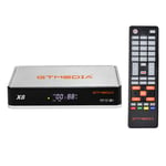Docooler GTMEDIA X8 Set-top Box, DVB-S/S2/S2X T2-MI Satellite TV Receivers-Support HD 1080P/PVR/H DMI/SCART/HEVC H.265/10bit/Biss Auto Roll/WiFi