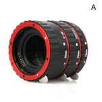Red Metal Auto Focus Af Macro Extension Tube/ring For Kenko Cano Golden