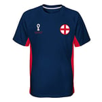 FIFA Official World Cup 2022 Side Panel T-Shirt, Kids, England, Age 7 Navy