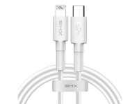Baseus BMX Mini MFI USB cable durable cable USB Type C PD 18W/Lightning 1.2m cable white (CATLSW-A02) universal