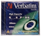 Verbatim CD-R 90 Mins  High Capacity  Digital Blank CDR Recordable Disc 800 MB