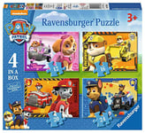 Ravensburger – Paw Patrol – 4 Puzzles de la Pat Patrouille – 12, 16, 20, 24 Pièces – 14x19 cm