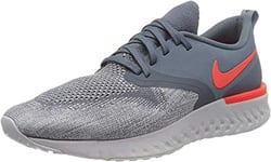 Nike Homme Odyssey React 2 Flyknit Chaussures d'Athlétisme, Multicolore (Armory Blue/Bright Crimson/Vast Grey 000), 45 EU